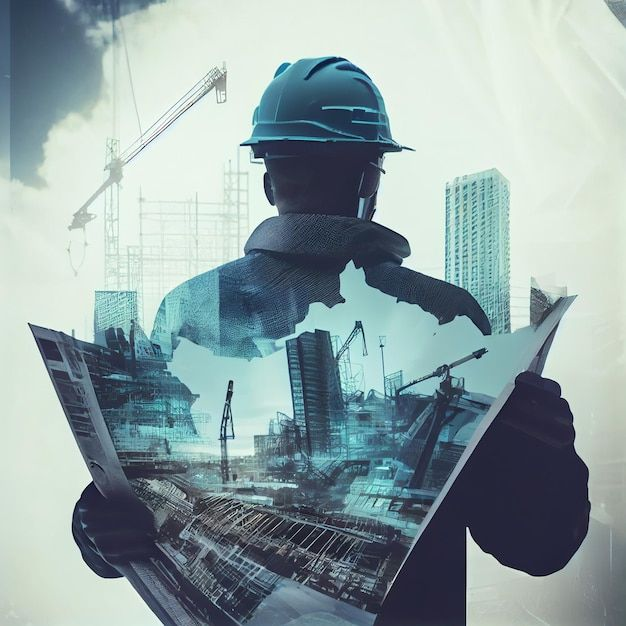 AI-powered construction planning and modern building technology